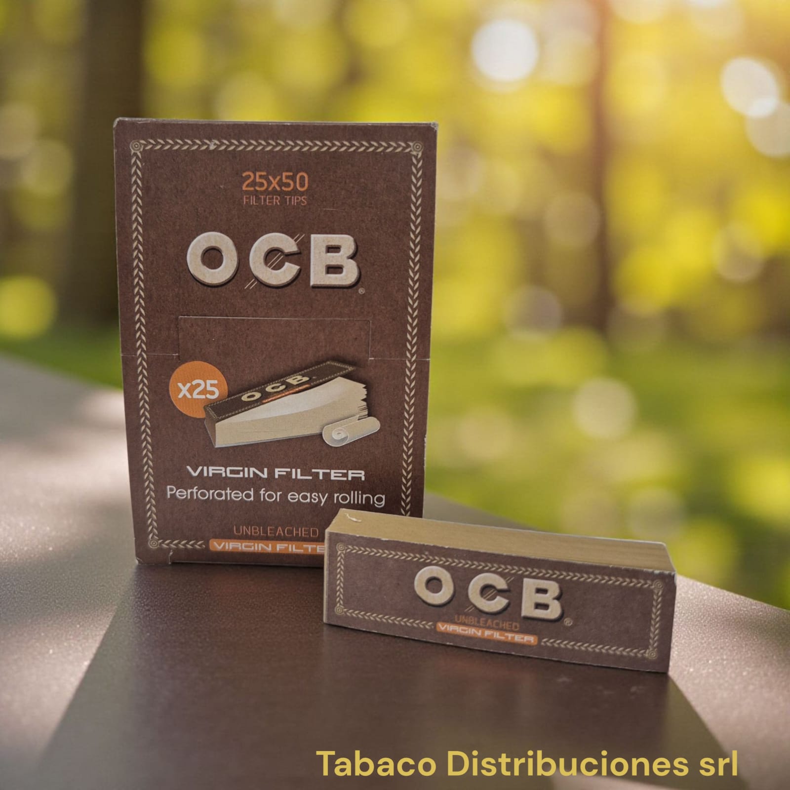 Filtros OCB Carton Virgin 25 Lib x 50 tips
